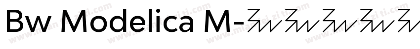 Bw Modelica M字体转换